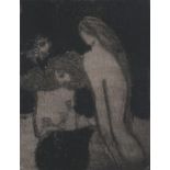 Ian LAURIE (British b. 1933) Black Flower Lady, Etching, Signed lower right, numbered 11/25,