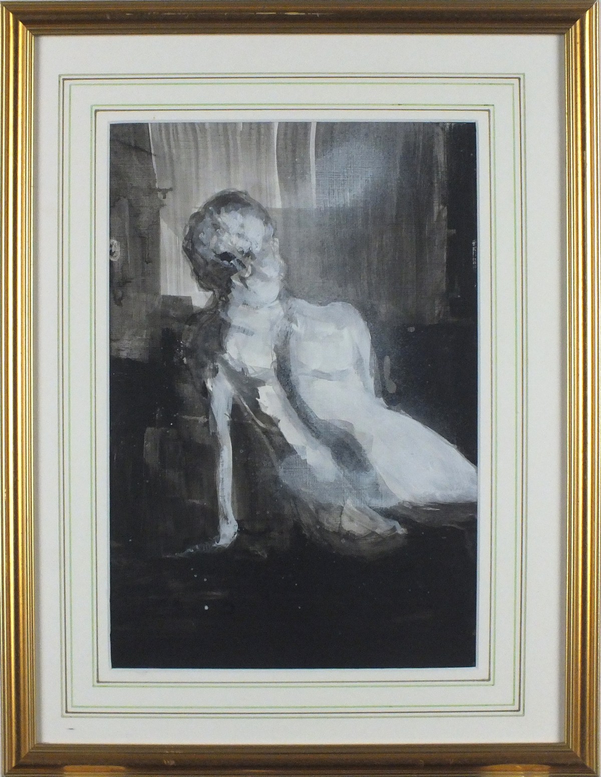 Paul MITCHELL (British b. 1974) Figures and Light - W3, Mixed media, Signed lower right, signed, - Image 5 of 6
