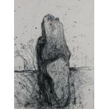 Jonathan HAYTER (British b. 1959) Standing Stone Merry Maidens Penwith Cornwall 2018, Ink on