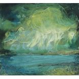 Ian LAURIE (British b. 1933) Sennen Storm, Acrylic on board, Signed lower left, titled to label
