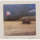 Ian LAURIE (British b. 1933) Evening Work, Etching, Signed and numbered 29/50, titled verso, 6" x 6"