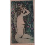 Ian LAURIE (British b. 1933) Simple Pose, Etching. Signed and numbered 9/25, titled verso, 8.25" x