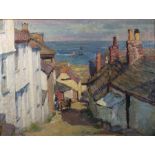 John Anthony PARK (British 1880-1962) Bailey's Lane - St Ives, Oil on board, Signed and dated