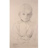 Isobel Atterbury HEATH (British 1909-1989) Portrait of David Philips, Pencil on paper, Signed