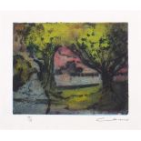 Ian LAURIE (British b. 1933) Penlee Glow, Colour etching, Signed lower right and numbered 19/50,