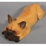 Paul BRODERICK (British b. 1965) Syble the French Bulldog, Cast resin, Signed with initials and