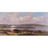 British School (early 20th Century) Hugh Town - St Mary's Isle of Scilly, Oil on canvas, 11.5" x