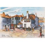 Brian JAY (British b. 1943) The Sloop - St Ives, Colour print, Signed in pencil and dated MMI -