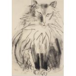 Barbara KARN (British b. 1949) Fluff, Charcoal on paper, Signed lower left, titled verso, 10.5" x