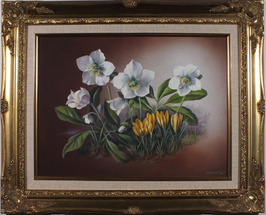 SHERGOLD (British 20th/21st Century) Dandelion & Plantin, Oil on board, Signed lower right, titled - Image 5 of 6