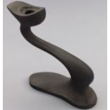 William WELCH (British b. 1972) for Robert Welch, Cast iron candlestick, Sea Drift design,  6.75" (