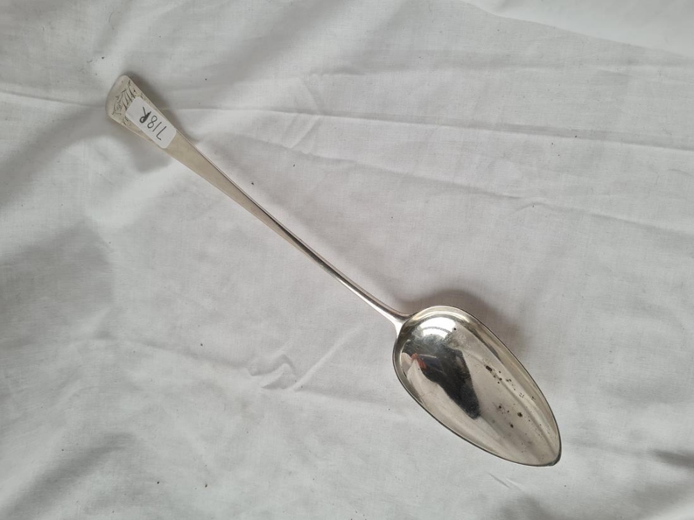 Another George III OEP basting spoon - London 1801