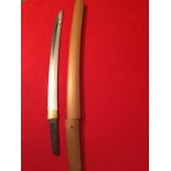 Antique Japanese Wakizashi - Blade length Circa 389cm - No fittings
