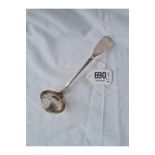 A Scottish fiddle pattern sauce ladle - Edinburgh 1835 by AW