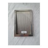 An oblong easel - shaped photo frame - 6" high - B'ham 1934