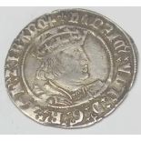 A Henry VIII silver groat, second coinage 1526-1544 - Mintmark LIS - superb bust - rare like