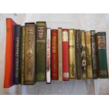 FOLIO SOCIETY 15 titles in s/cases