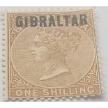 GIBRALTAR. SG7 Good to fine mint. Cat £450