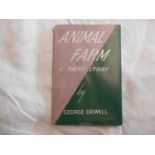 WITHDRAWN Animal Farm 1st.ed. 1945, Secker, London, 8vo orig. cl. some fading & rubbing to extrems.