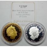 G.B proof £5 'least we forget' 2014 & 1915 VE Day 1915 Five pounds