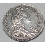 Exeter Sixpence 1696 Good Condition