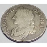 Charles II Scotland dollar crown 1682 - SCARCE