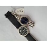 Two gents wrist watches –(1 x MACH1 & 1 other)