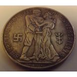Karl Goetz medal to celebrate the return of Free Danzig to Nazi Germany 1939