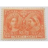 CANADA - 1897 Queen Victoria 2bcts h.mint - SG133 - fine, fresh looking