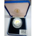 Jersey silver proof £5 coin