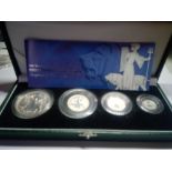 Britannia silver proof set 2001