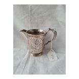 A Victorian cream jug - B'ham 1870 by GU - 99gms