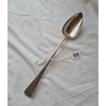 A George III basting spoon - London 1806 by by ANP? - 110gms