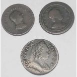 Farthings 1723?, 1774 & 1806