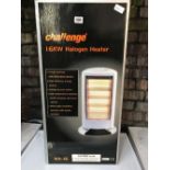 BOXED CHALLENGE 1.6KW HALOGEN FLOOR STANDING HEATER