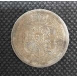 A GEORGE III SILVER SHILLING 1817