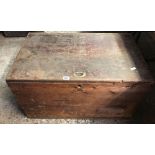 LARGE WOODEN STORAGE CHEST