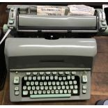 HERMES AMBASSADOR TYPEWRITER WITH COVER IN GOOD CONDITION