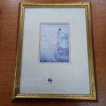 2 F/G WILLIAM RUSSELL FLINT PRINTS - LARGER BEING 35 X 45 cm