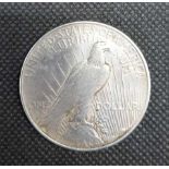 A U.S.A SILVER DOLLAR 1922