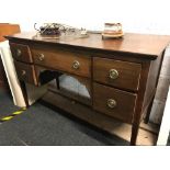 MAHOGANY DRESSING TABLE (NO MIRROR)