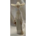 LLADRO FIGURE OF A NUN WITH BRUSH AND BUCKET