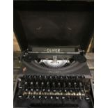 CASED OLIVER TYPEWRITER CROYDON 1953 IN GOOD CONDITION