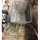 METAL WHEELBARROW