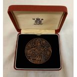 2 BRONZE AAM - ONE FROM THE TOWER MINT, ROYAL WEDDING EDITION 1981 & ROYAL MINT THE ORDER OF