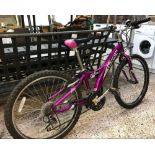 CHILD'S MTX GIANT BICYCLE PURPLE IN COLOUR