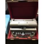 CASED BRAILLE MACHINE BY PERKINS BRAILLER AMERICA - GOOD CONDITION