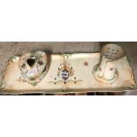 CROWN DEVON PART DRESSING TABLE SET