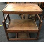 FOLDING OAK 1930'S TEA TABLE