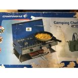 BOXED CAMPING GAZ CAMPING CHEF 2 RING COOKER